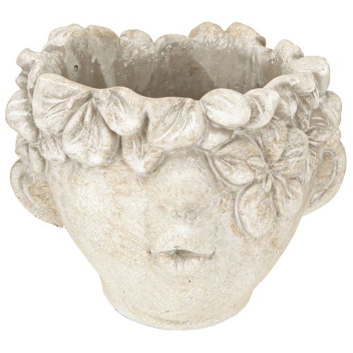 Floristik24 Vaso per piante busto bacio bocca vaso per fiori con crema viso H10cm 3pz