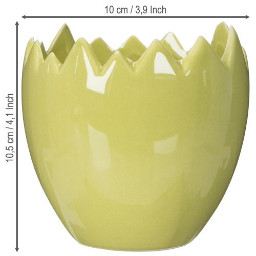 Prodotto Vaso per fiori con motivo a uovo di Pasqua per una decorazione primaverile ed elegante nella tua casa, 10 cm, 3 pezzi