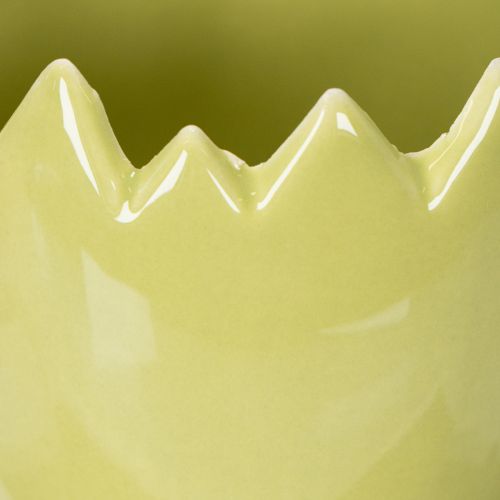 Prodotto Vaso per fiori con motivo a uovo di Pasqua per una decorazione primaverile ed elegante nella tua casa, 10 cm, 3 pezzi