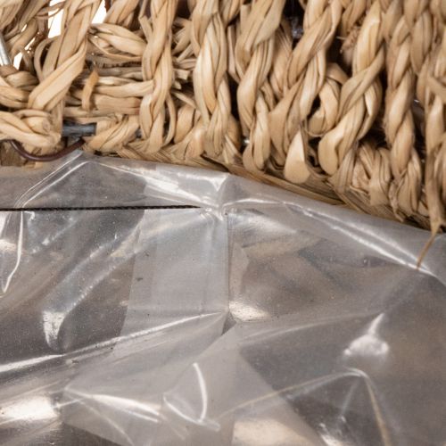 Decorazione a forma di gufo intrecciata a mano per davanzale, 18 cm | Floristik24.it