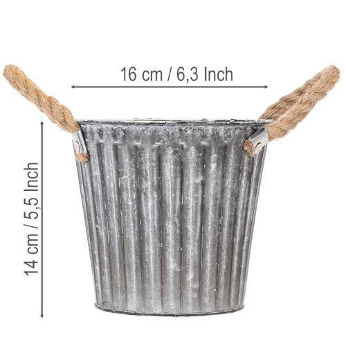 Vaso in metallo, vaso