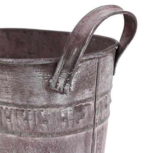Floristik24 Vaso per piante ovale 20 cm x 12 cm H14 cm viola