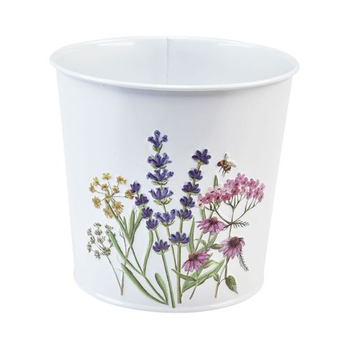 Floristik24 Vaso per piante, fioriera in lamiera Ø15cm H14cm