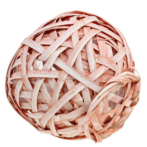 Floristik24 Vaso per piante in trucioli Ø15cm H14cm arancione