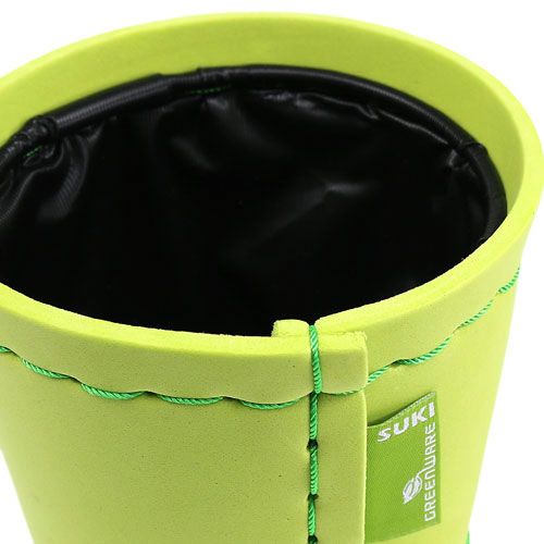 Floristik24 Portavasi verde chiaro Ø12cm H10cm, 1p