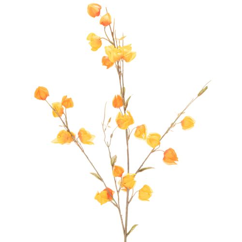 Pianta artificiale di lanterna cinese, ramo di Physalis con fiori, 95 cm