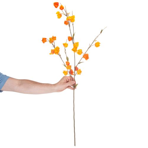 Pianta artificiale di lanterna cinese, ramo di Physalis con fiori, 95 cm | Floristik24.it