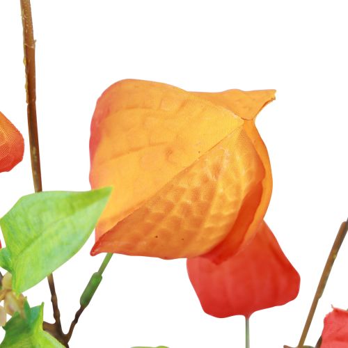 Prodotto Fiore artificiale fiore lanterna arancione Physalis fiori decorativi in seta 93 cm 2 pezzi