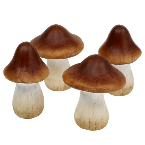 Floristik24 Miscela di funghi di argilla ceramica marrone 9 cm 8 pezzi