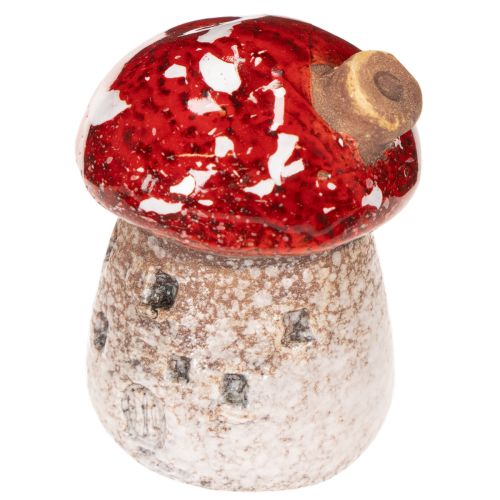 Decorazione per la casa a forma di fungo: Amanita muscaria in miniatura, 6 cm, 2 pezzi | Floristik24.it
