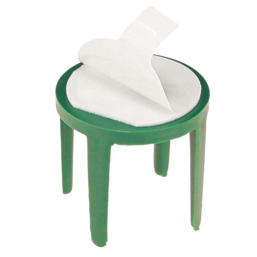 Prodotto Porta spilli con cuscinetto adesivo porta schiuma floreale verde Ø3cm 50 pz