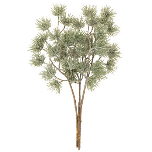Ramo di abete artificiale, grande ramo di pino per decorazioni invernali, 55 cm, 3 pezzi | Floristik24.it