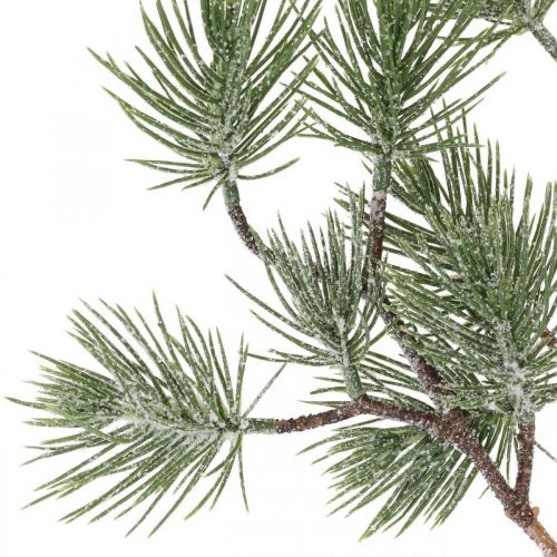 Prodotto Ramo natalizio ramo deco ramo di pino nevicato 77 cm