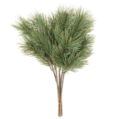 Mazzo decorativo di rami di pino artificiali per composizioni floreali, 39 cm, 6 pezzi | Floristik24.it