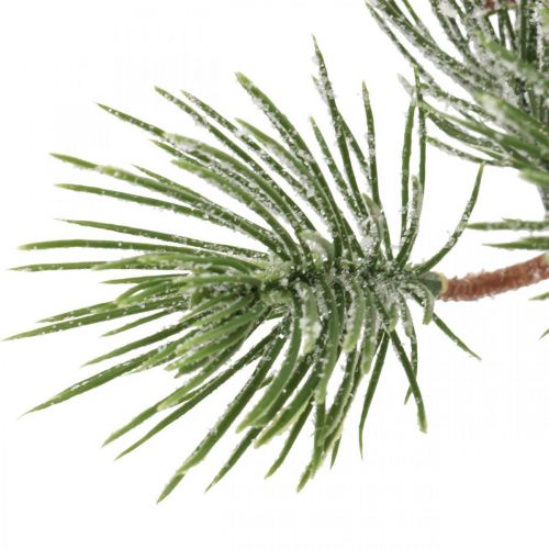 Floristik24 Rami di Natale ramo di pino artificiale innevato 30 cm 6 pezzi