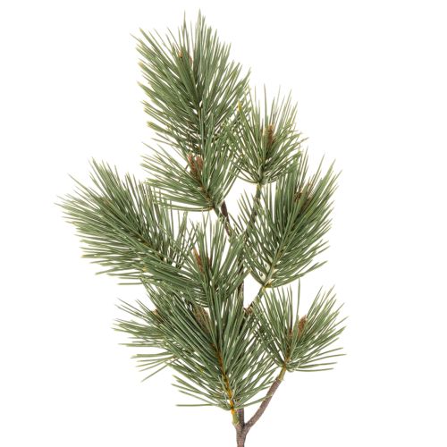 Ramo di pino artificiale decorativo, 55 cm, 3 pezzi | Floristik24.it