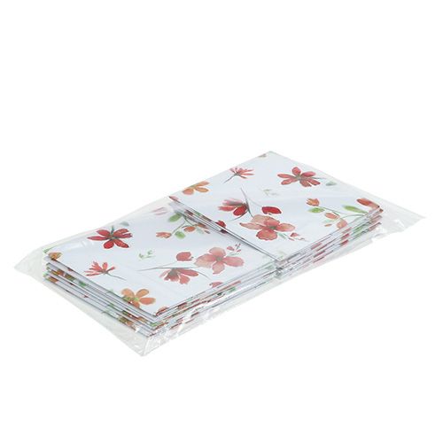 Floristik24 Sacco di carta 12 cm x 12 cm con motivo 8 pezzi