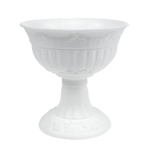 Floristik24 Bicchiere di plastica Ø20cm 20cm bianco
