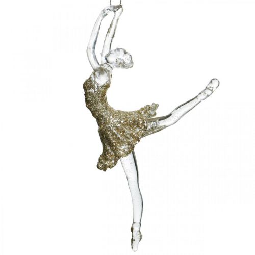 Deco ballerino appendiabiti, decorazioni albero di Natale, ballerina da appendere H14 / 13cm 2 pezzi