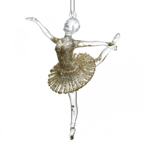 Deco ballerino appendiabiti, decorazioni albero di Natale, ballerina da appendere H14 / 13cm 2 pezzi