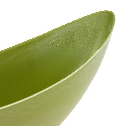 Piatto in plastica 39 cm x 12,5 cm H13 cm verde chiaro