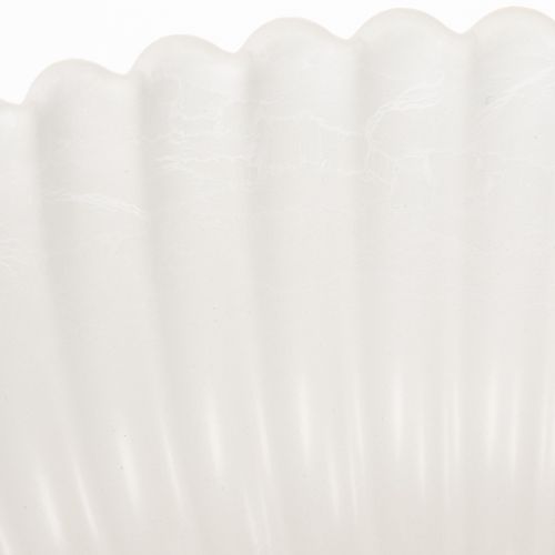 Ciotola decorativa a coste, grande, 25 cm | Floristik24.it