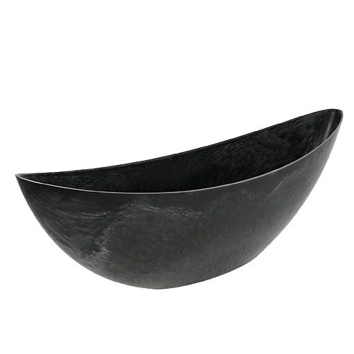 Prodotto Barca in plastica antracite 55,5 cm x 14,5 cm H17,5 cm, 1pz