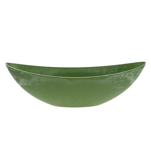 Prodotto Barca di plastica verde 55,5 cm x 14,5 cm H17,5 cm 1 pezzo