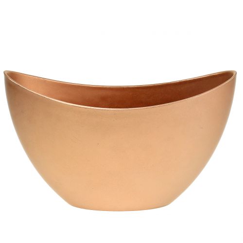 Floristik24 Ciotola decorativa rame 20 cm x 9 cm H12 cm 1 pezzo