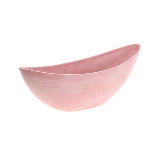 Floristik24 Ciotola decorativa per piante rosa 34 cm x 11 cm H11 cm