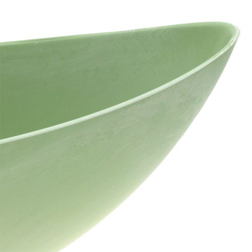 Ciotola decorativa, ciotola per piante, verde pastello 39 cm x 12 cm H13 cm