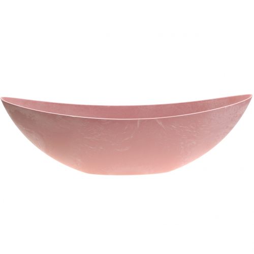 Floristik24 Ciotola decorativa, ciotola per piante, rosa 55 cm x 14,5 cm H17 cm