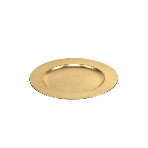 Prodotto Piatti di plastica oro Ø17cm 10p