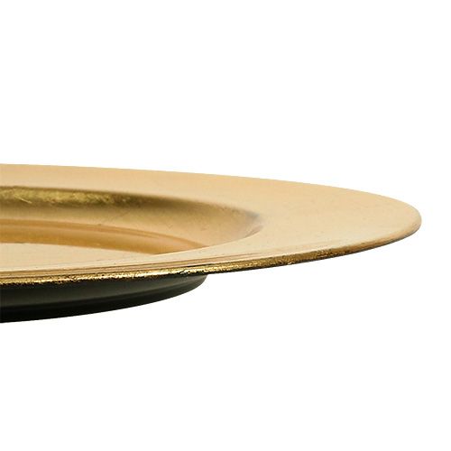 Prodotto Piatto in plastica oro Ø17cm 10 pezzi