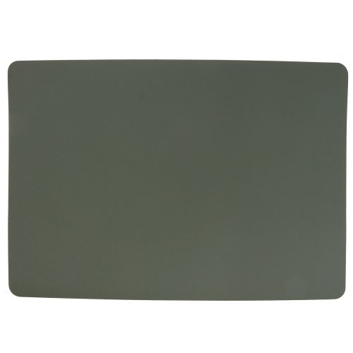 Floristik24 Tovaglietta reversibile ecopelle verde, grigio 4pz