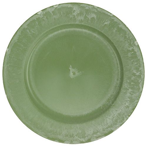 Floristik24 Place plate Verde Ø25cm