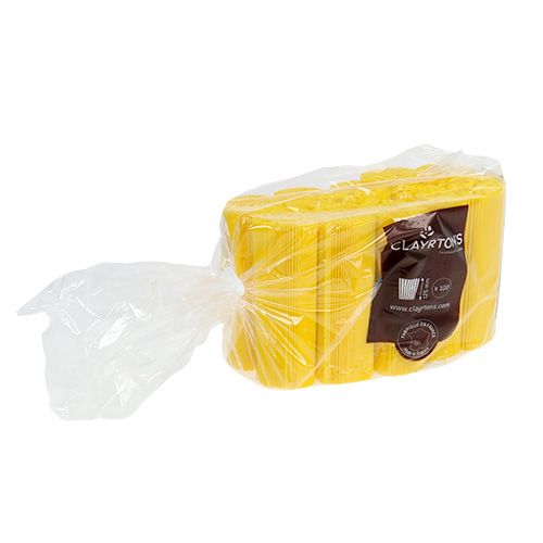 Prodotto Polsini plissettati gialli 12,5 cm 100 pezzi