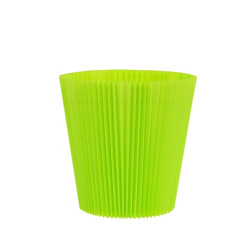 Floristik24 Polsini pieghettati verde chiaro 10,5cm 100p