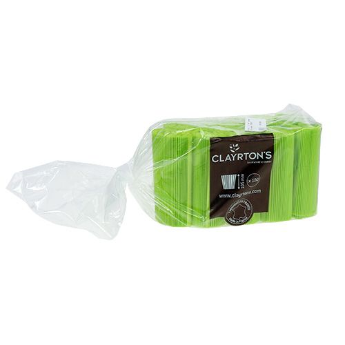 Prodotto Polsini plissettati verde chiaro 10,5 cm 100 pezzi
