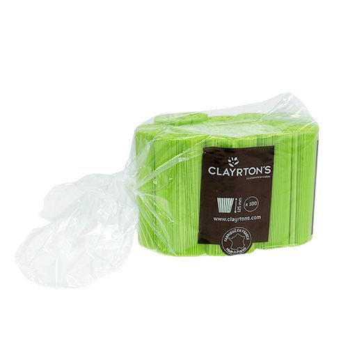 Prodotto Polsini plissettati verde chiaro 12,5 cm 100 pezzi