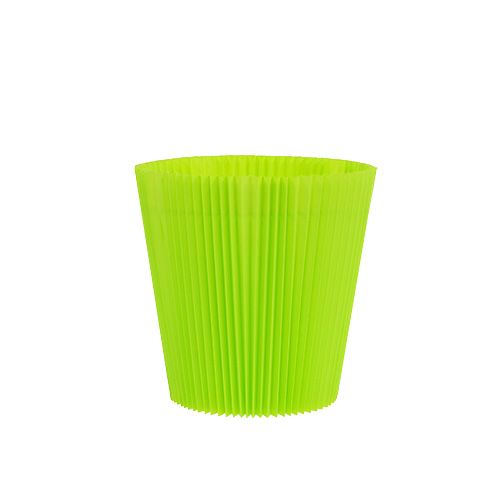 Floristik24 Polsini pieghettati verde chiaro 8,5 cm 100 p