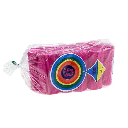 Floristik24 Polsini a pieghe Cerise 10,5 cm 100 pezzi