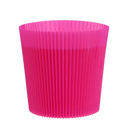 Floristik24 Polsini pieghettati Cerise 14,5cm 100p.