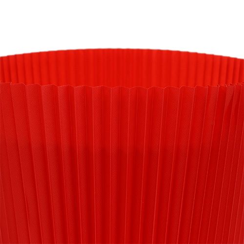 Prodotto Polsini plissettati rossi 12,5 cm 100 pezzi