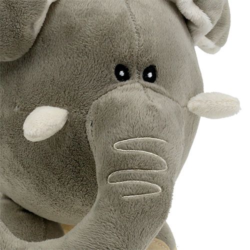 Floristik24 Peluche elefante 35 cm grigio