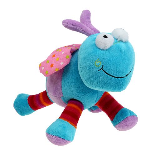 Floristik24 Farfalla in peluche 22,5 cm blu