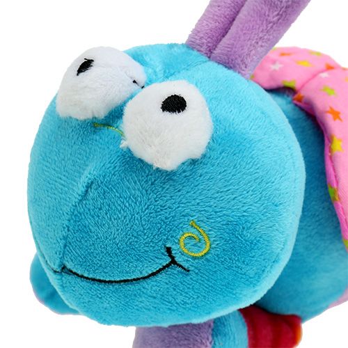 Floristik24 Farfalla in peluche 22,5 cm blu