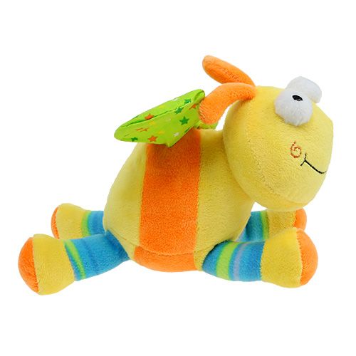 Floristik24 Farfalla in peluche 22,5 cm giallo