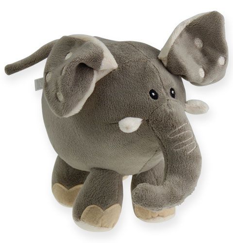 Floristik24 Elefante di peluche 20cm grigio