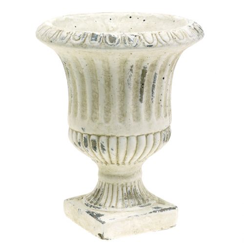 Floristik24 Vaso per piante crema antico Ø14cm H17cm